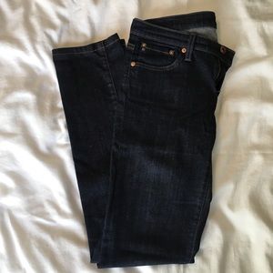 AG straight leg dark wash jeans